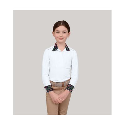 Chestnut Bay Kids' SkyCool Liberty Long Sleeve Show Shirt - White 160