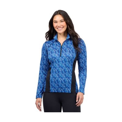 Kerrits Women's Equibreeze Print Ice Fil Long Sleeve Shirt - Oasis Lucky Cascade