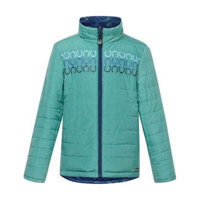 Kerrits Kids' Ride The Wind Reversible Quilted Jacket - Lapis/Aqualuxe
