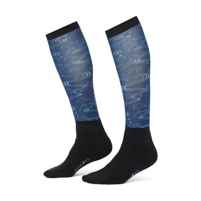 Kerrits Kids' Dual Zone Boot Socks - Lapis Ride The Wind