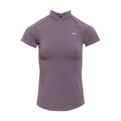 Horseware Women's CleanCool Half Zip Short Sleeve Top - Antique Plum