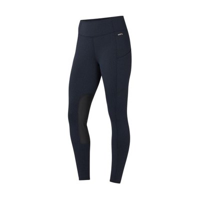 Kerrits Women's Fleece Lite II Knee Patch Tights - Galaxy Blue