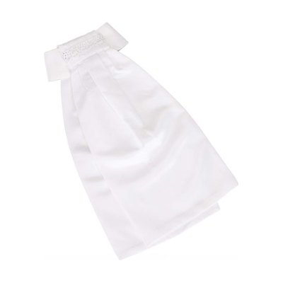 Shires Aubrion Berrington Ready Tied Stock - White/White