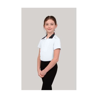 Chestnut Bay Kids' SkyCool Liberty Sport Short Sleeve Show Shirt - White 160