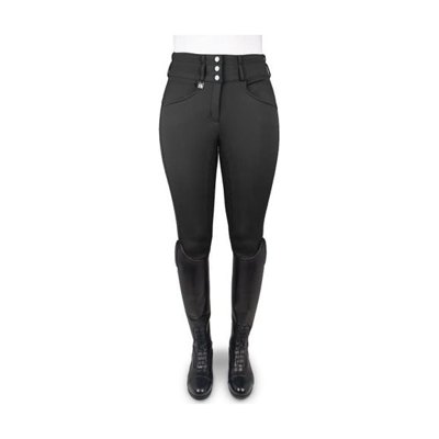Romfh Women's Evelyn 3 Button Full Grip Breeches - Black
