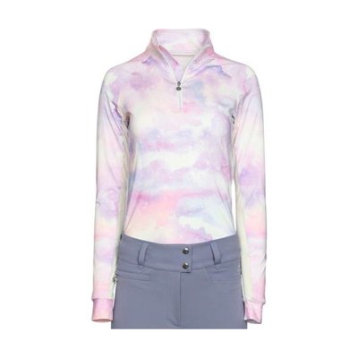 Dapplebay Kids' 1/4 Zip Long Sleeve Shirt - Lavender Haze
