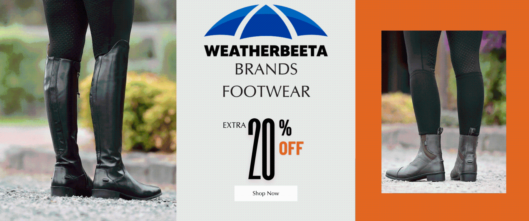 20% Off Weatherbeeta Brands footwear