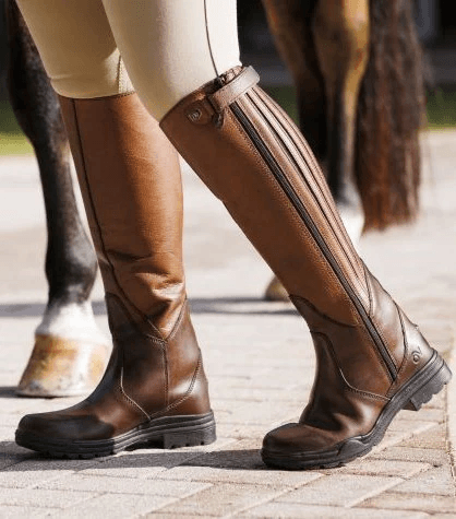 Moorland II Waterproof Highrider Tall Boots - Brown