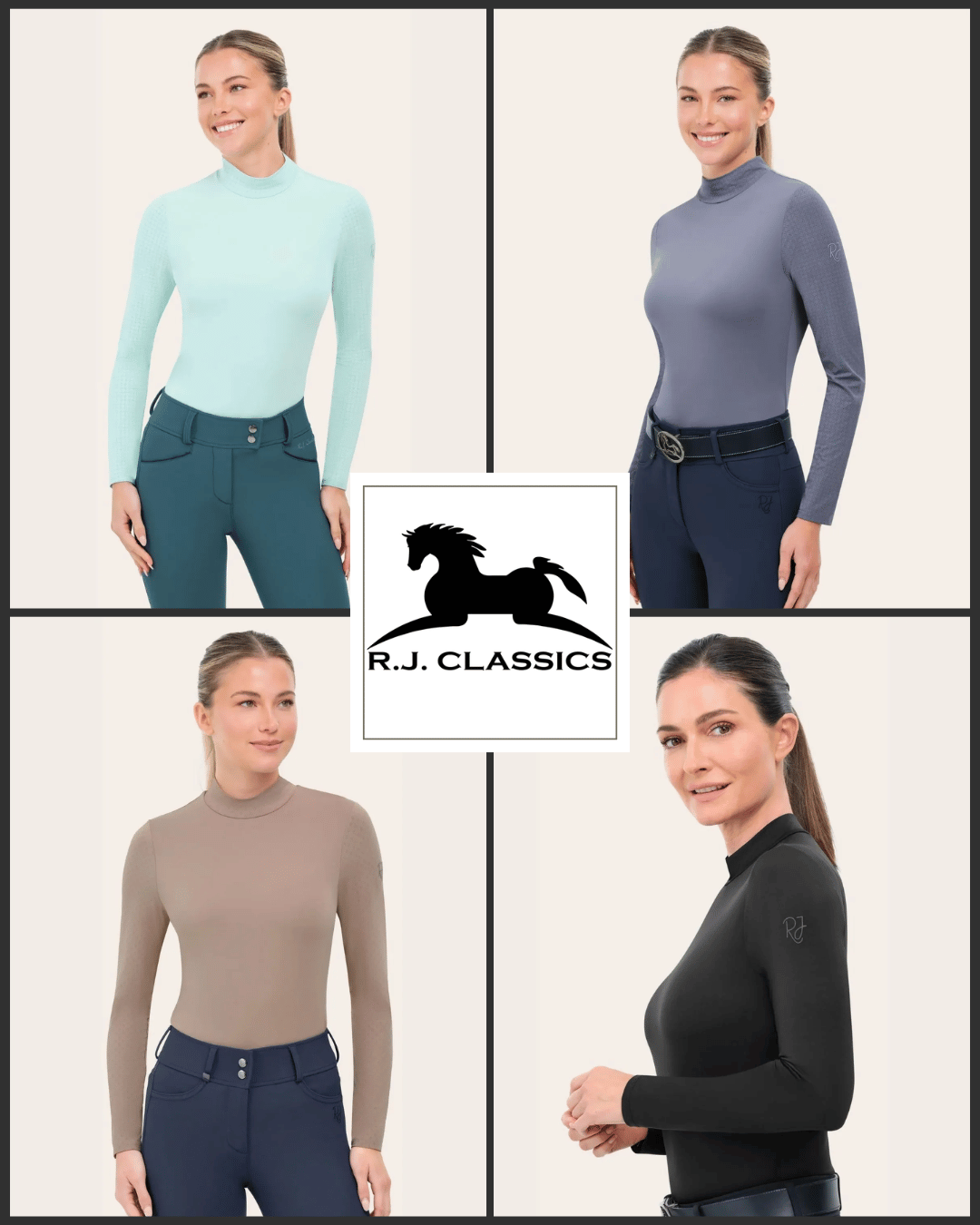 RJ Classics Jemma Mock Neck Shirt