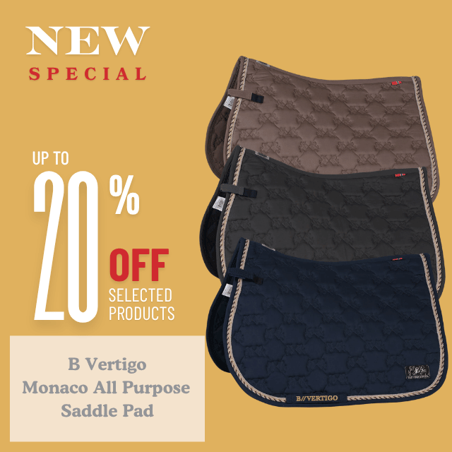 B Vertigo Monaco Saddle Pads