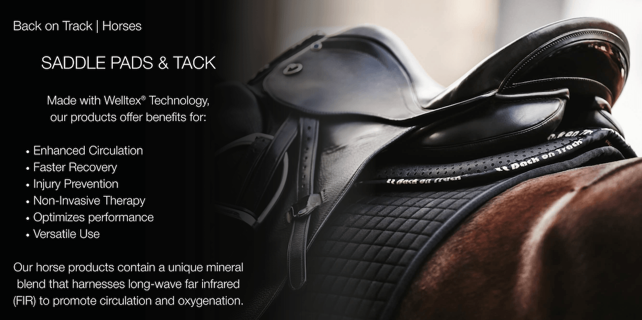 Back on Track Saddle Pads