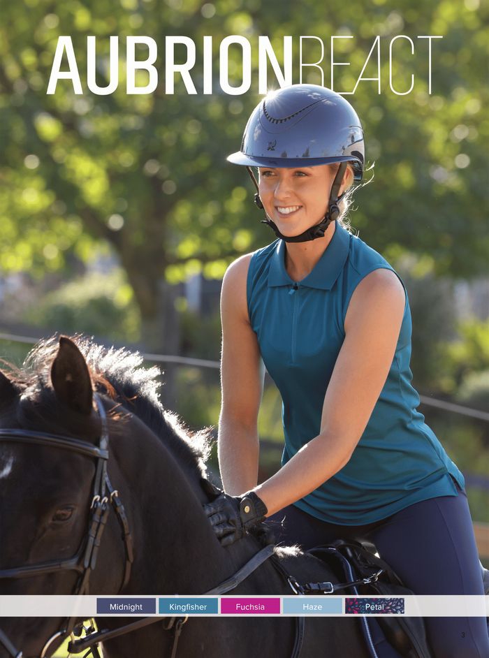 Shires Aubrion React collection, catalog page