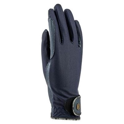 Shires Aubrion Aero FlexFit Riding Gloves - Navy