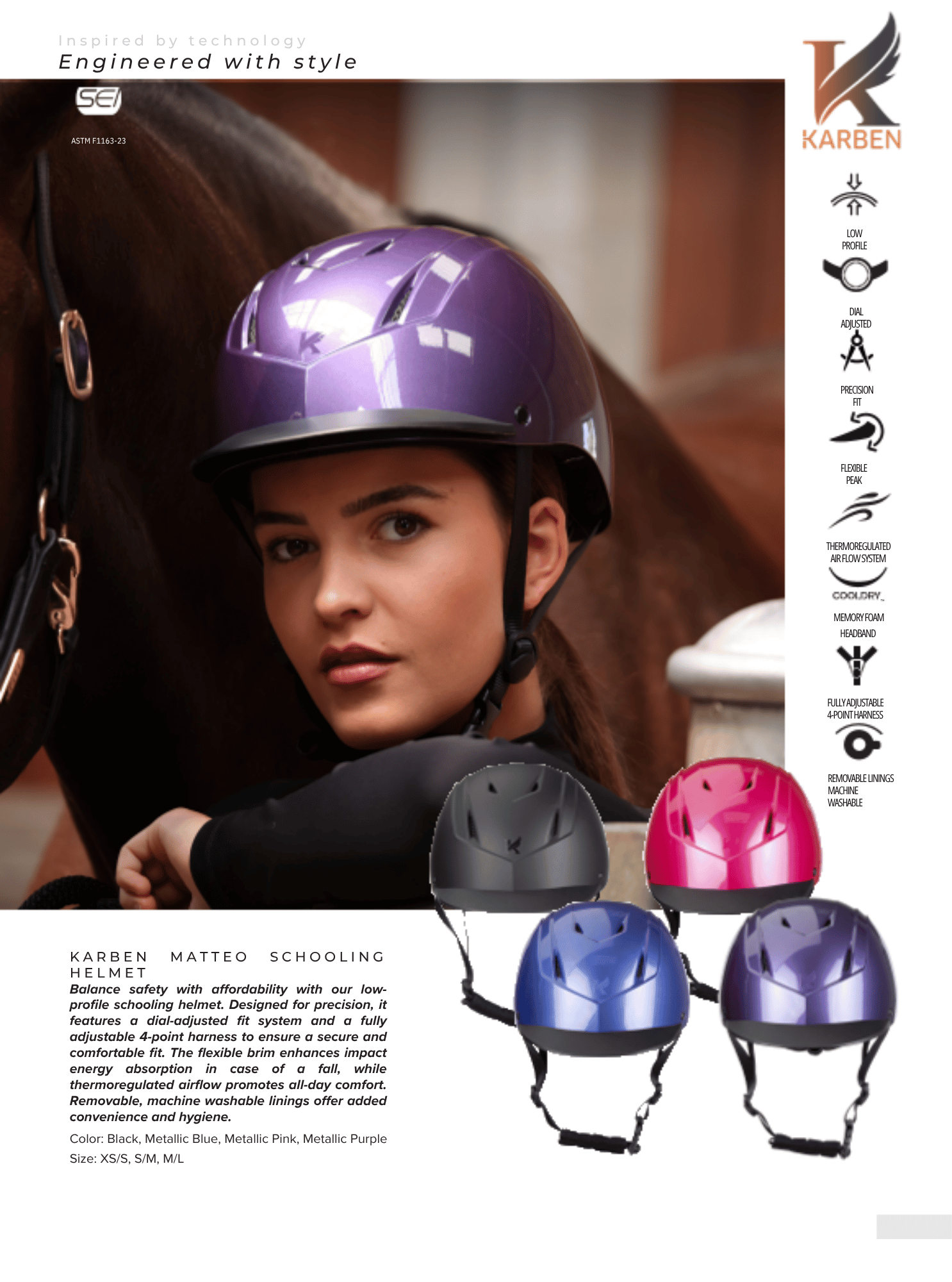 Karben Matteo Schooling Helmet