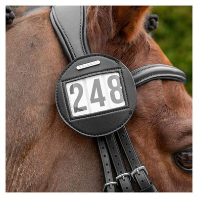 Shires Velociti Bridle Number Holder - Black