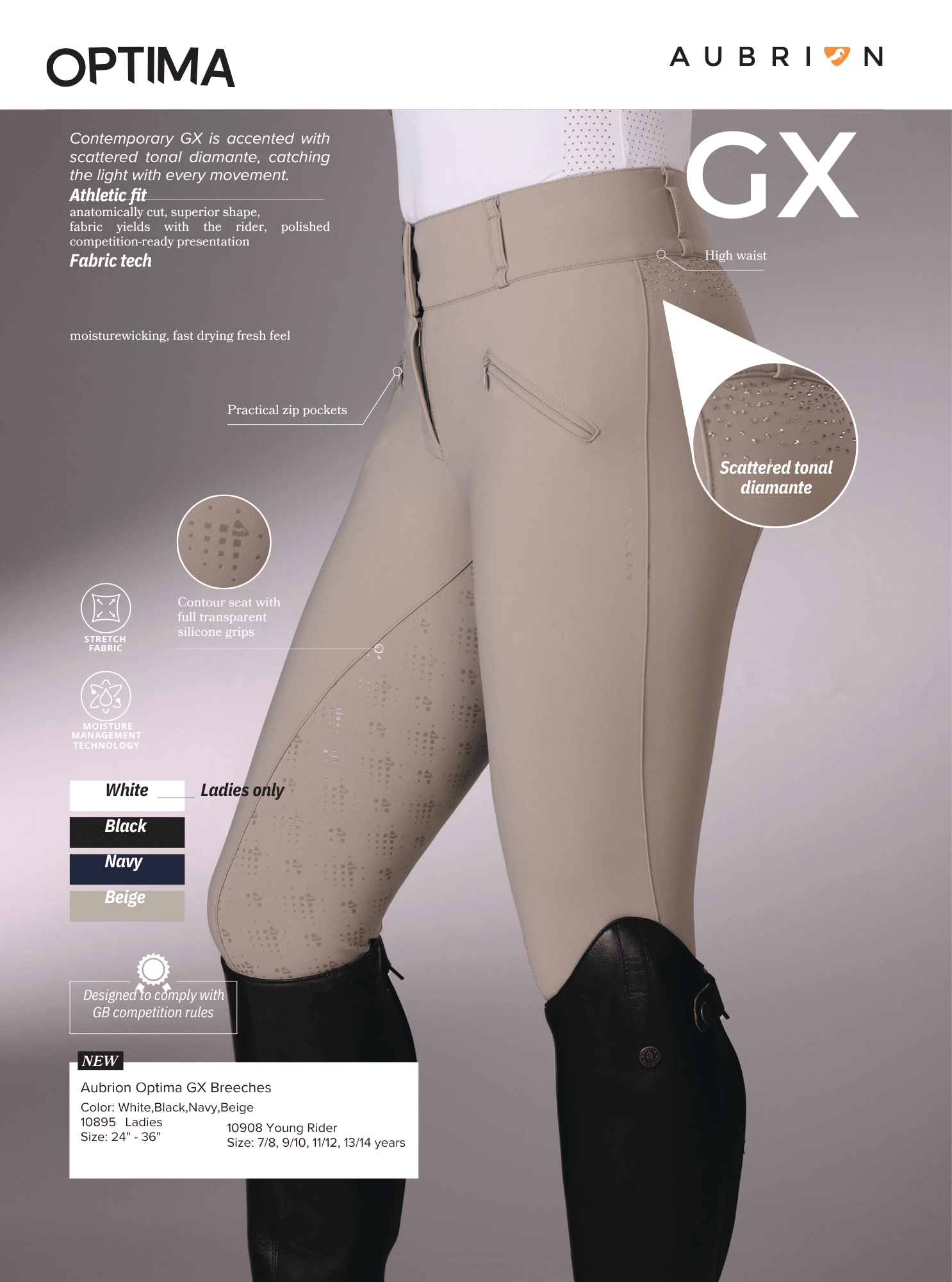 Aubrion Optima GX Breeches