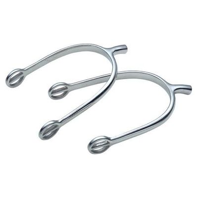 Shires 1" Neck Prince of Wales Spurs - Stainless Steel
