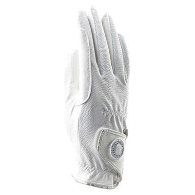 Shires Aubrion Aachen Riding Gloves - White
