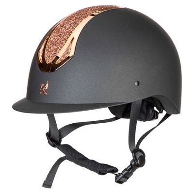 Shires Karben Sonic Alessa Helmet - Black Rose Gold