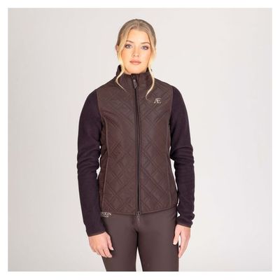 Shires Aubrion Women's Equestrian Hybrid Jacket - Espresso