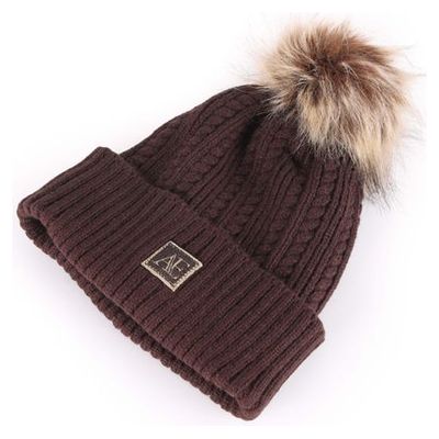 Shires Aubrion Equestrian Knit Hat - Espresso
