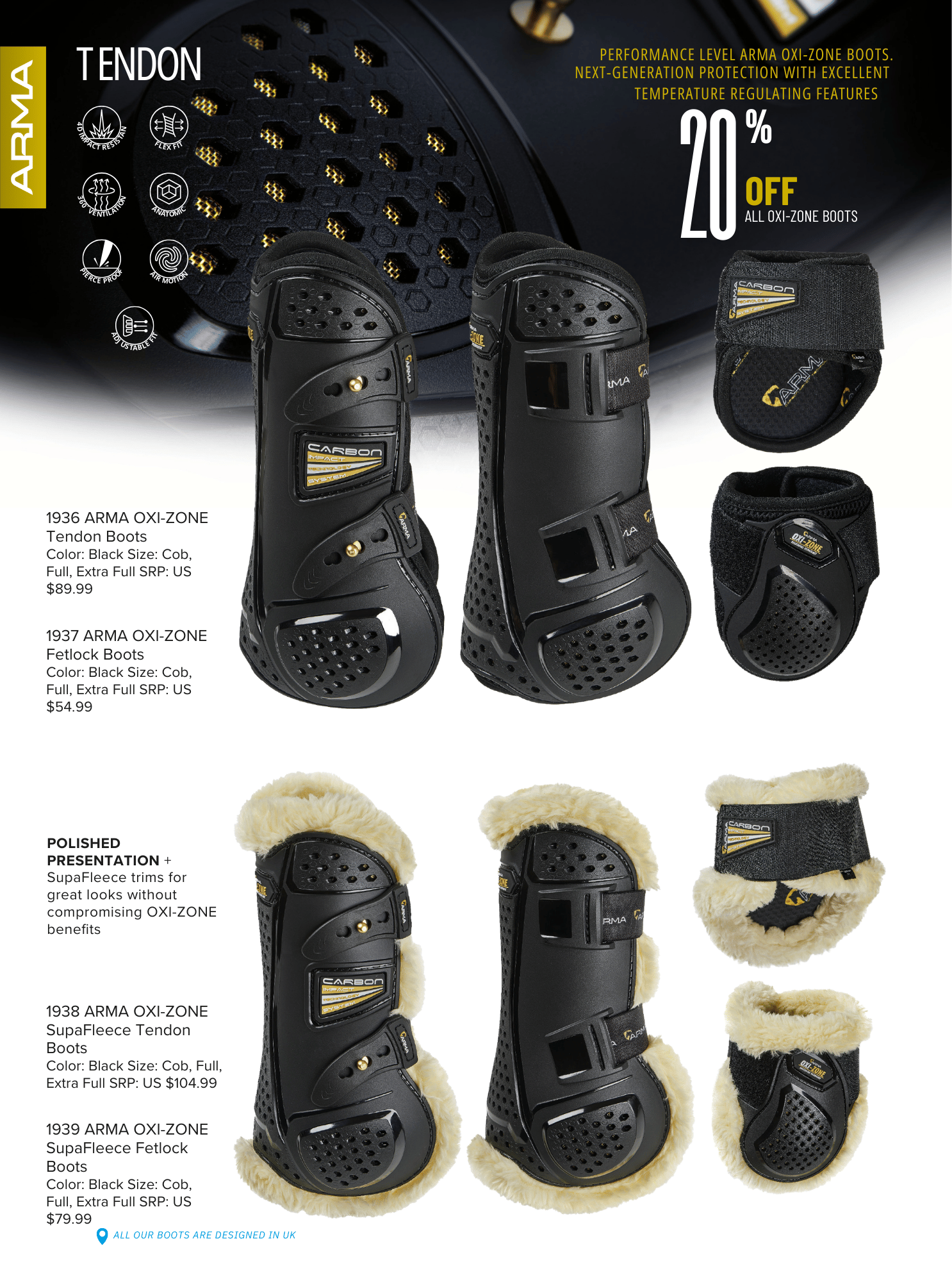 Shires ARMA Oxi-zone - Fetlock & Tendon