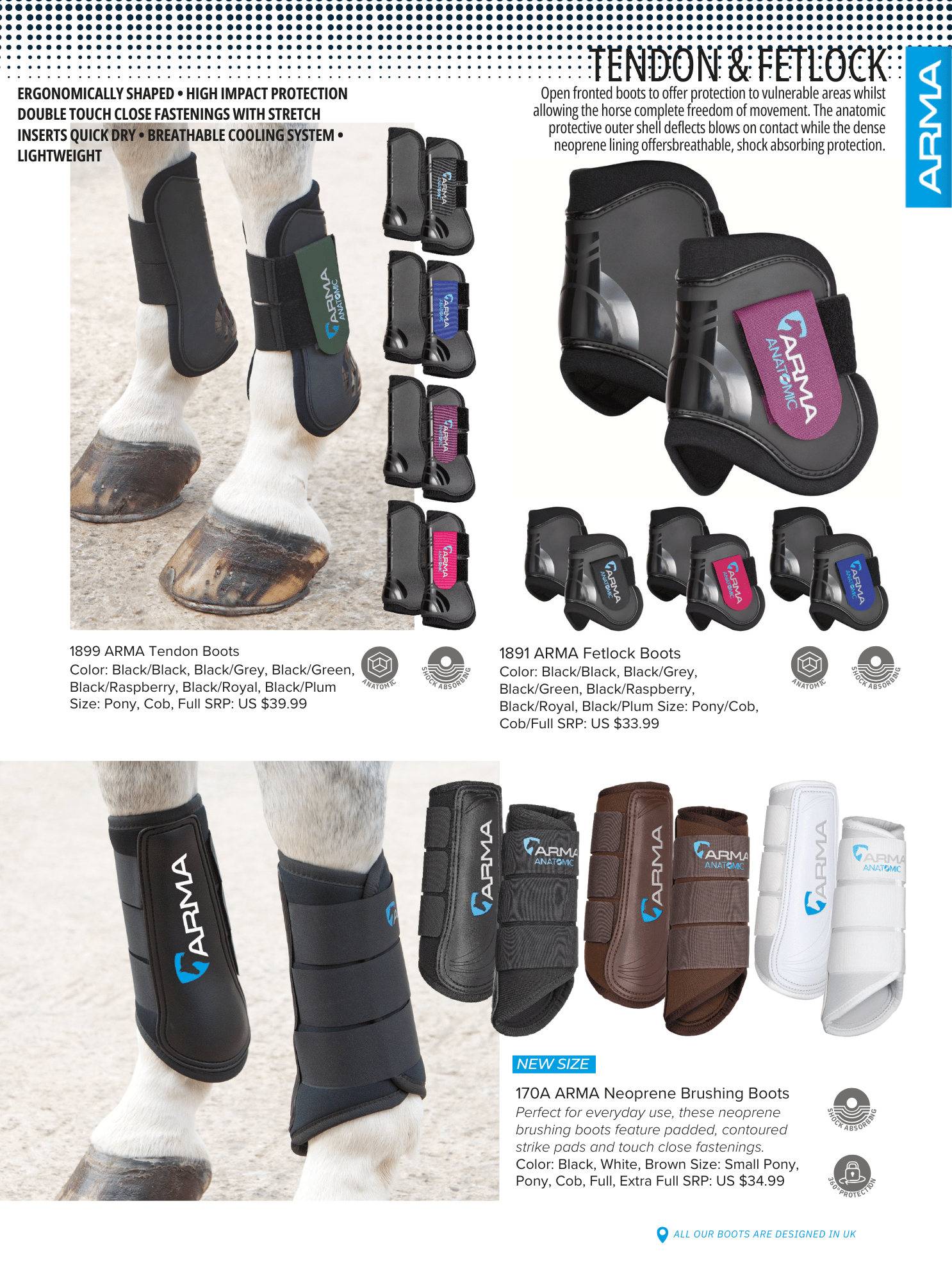 Shires ARMA Neoprene Boots