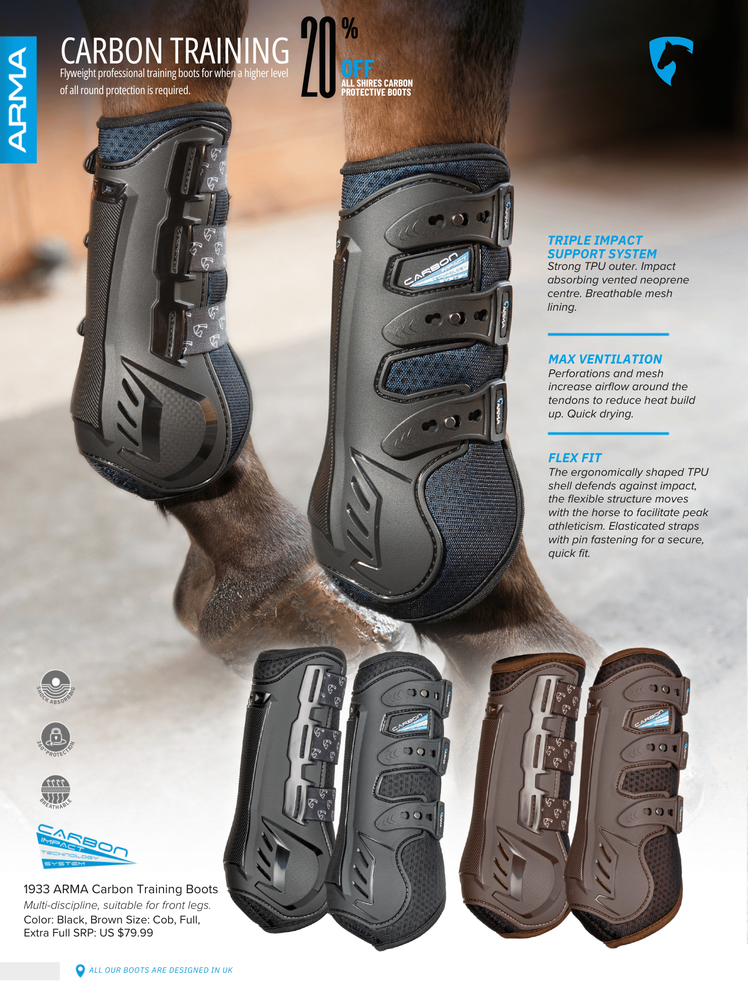 Shires ARMA Carbon Training Boots