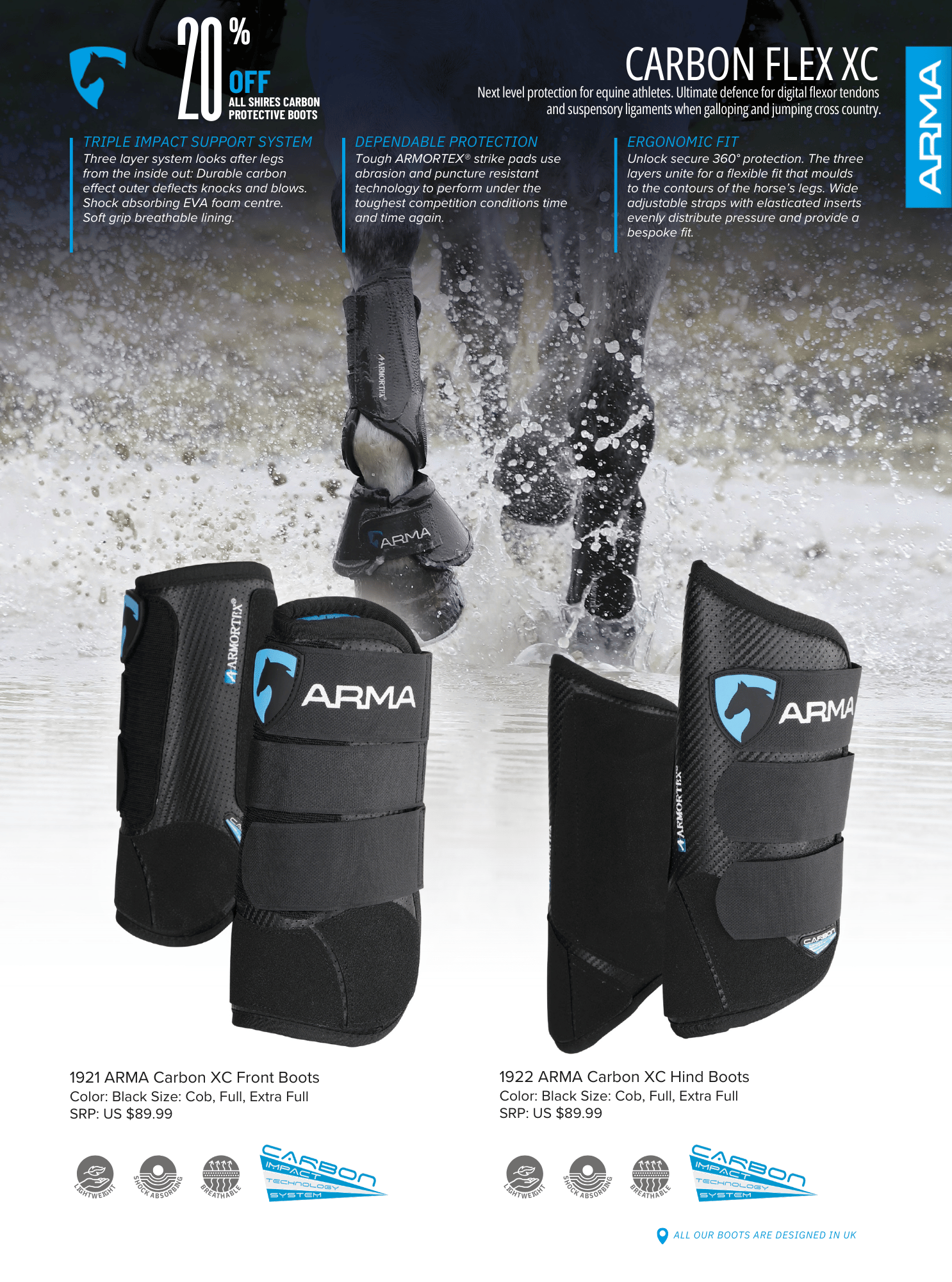 Shires ARMA Carbon XC Front Boots
