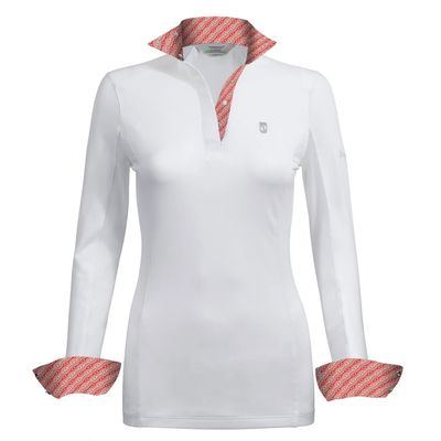 Tredstep Kids' Symphony Paris Long Sleeve Jr Competition Shirt - Coral Haze
