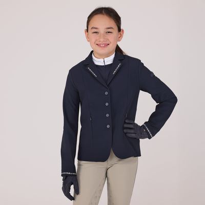 Shires Aubrion Kids' Optima LX Show Coat - Navy