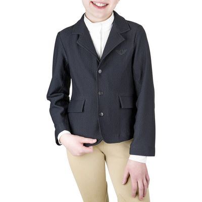 TuffRider Kids' EquiVent Show Coat - Black