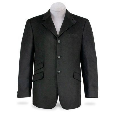 RJ Classics Men's Knight Melton Hunt Coat - Black