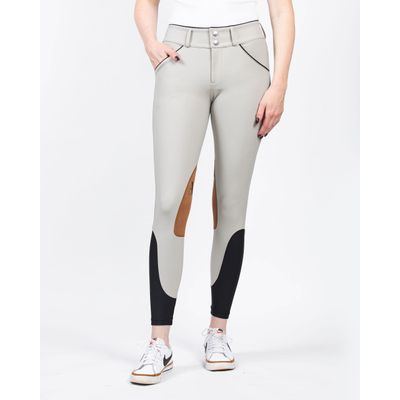 Hassinger Women's Hunter Front Zip Breeches - Beige
