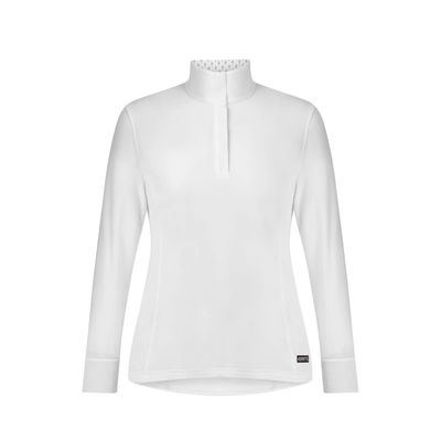 Kerrits Women's Winter Circuit Show Shirt - White/Bits n Crops