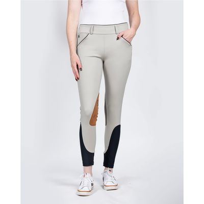 Hassinger Women's Derby Side Zip Beeches - Beige