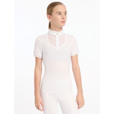LeMieux Kids' Young Rider Belle Show Shirt - White