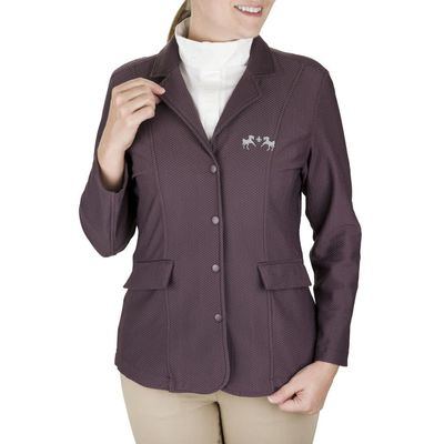 Equine Couture Women's EquiVent Show Coat - Wine Tasting