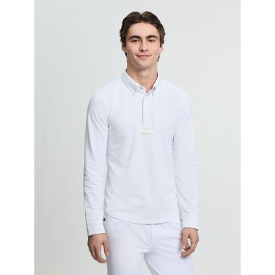 LeMieux Men's Long Sleeve Show Shirt - White