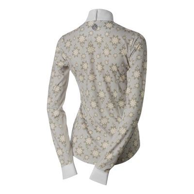 Equinavia Women's Martha Long Sleeved Show Shirt - Rain Cloud Tan