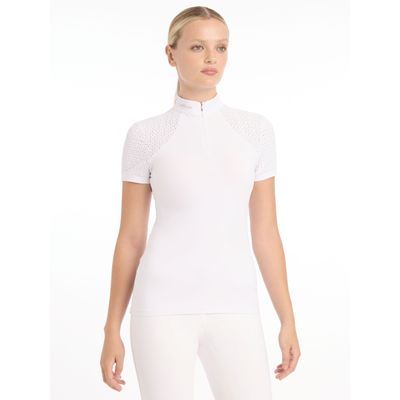 LeMieux Women's Olivia Short Sleeve Show Shirt - White