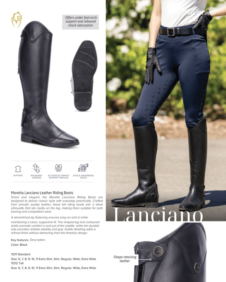 Shires Moretta Lanciano leather riding boots
