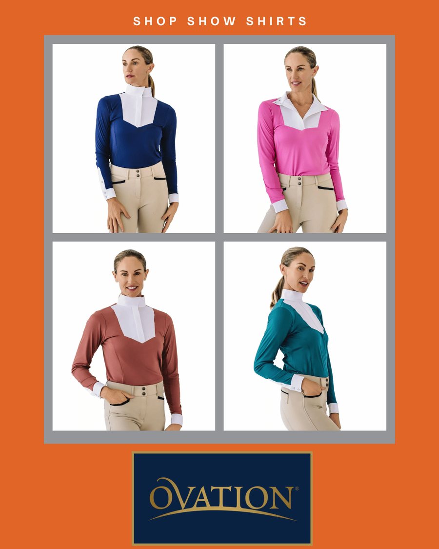 Ovation bib-front show shirts