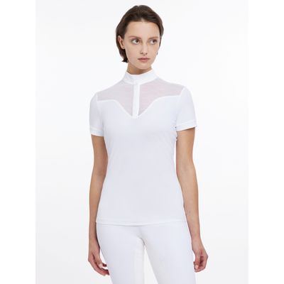 LeMieux Women's Emily Short Sleeve Show Shirt - White