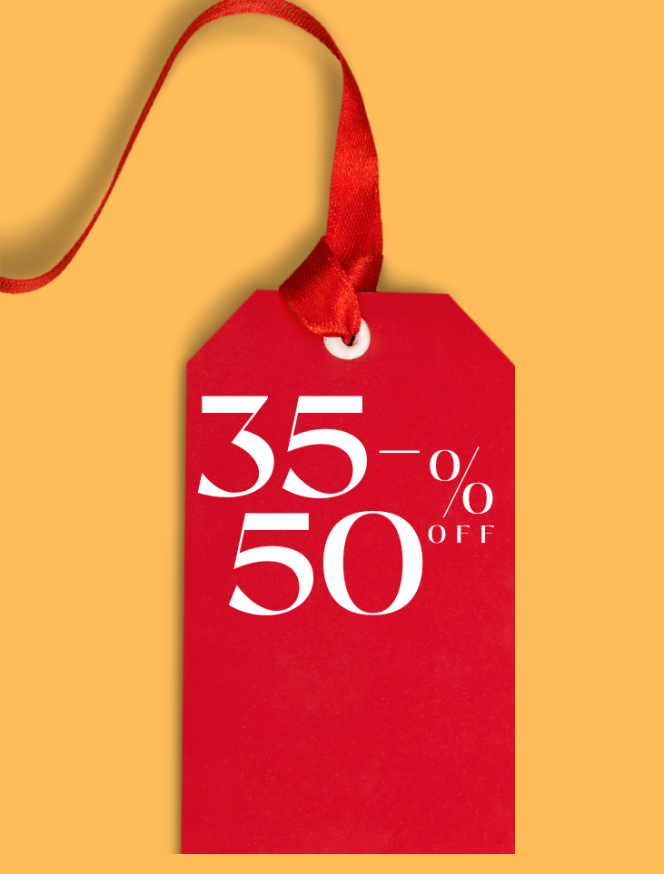 Red Tag Discount - 35% - 50% Red Tag Discount - 35% - 50%
