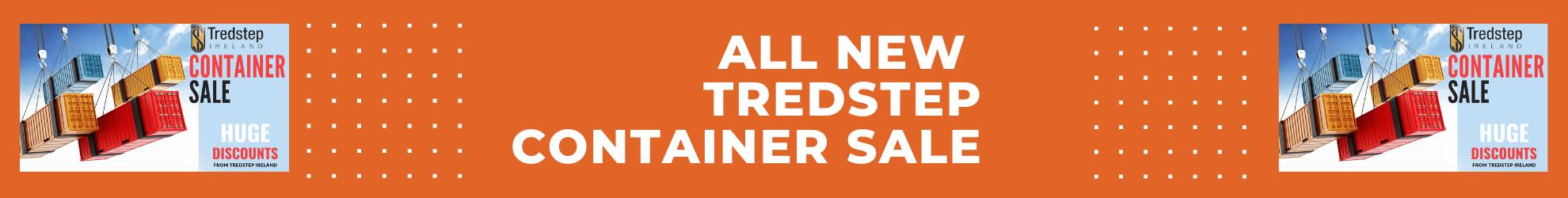 The All New Tredstep Container Sale