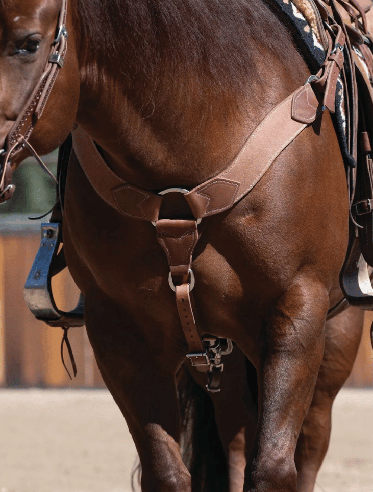 Weaver Buckstitch Dusk Roper Breast Collar - Russet