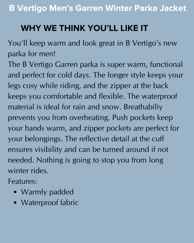 Shop for the B Vertigo Garren Men's Winter Parka